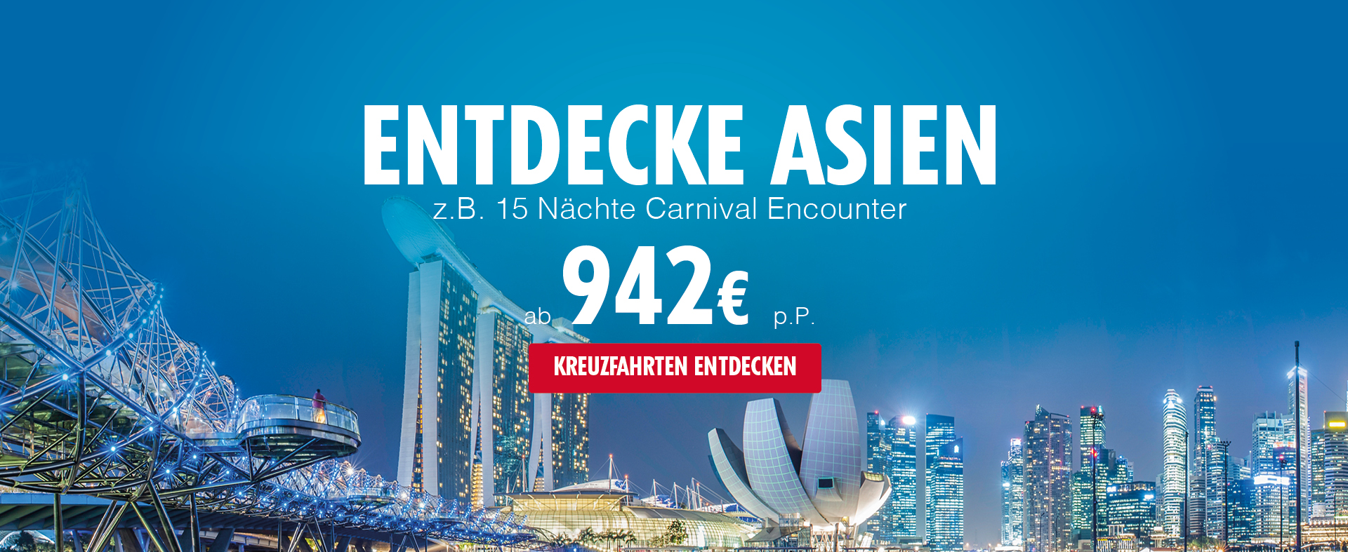 Asien 2025 mit Carnival Cruise Line