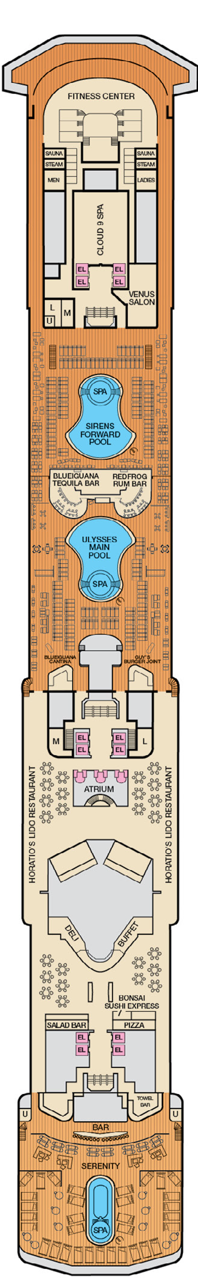 Deck 9 - Lido