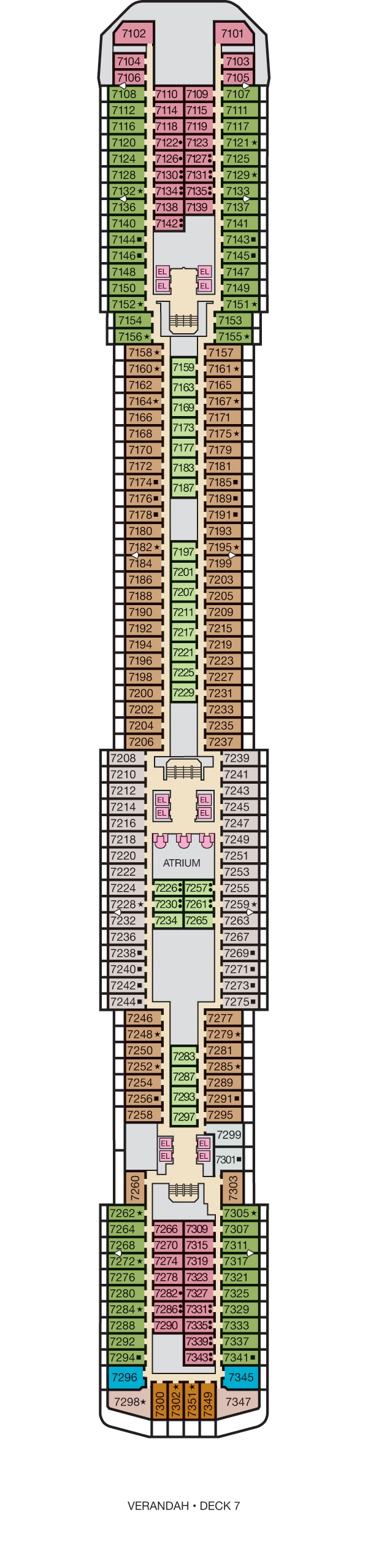 Deck 7 - Verandah